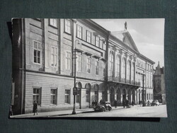 Képeslap,Kaposvár,Megyei tanácsháza,utca látkép,részlet, 1959-