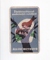 KN:13 Kártyanaptár   "ÁB" 1957