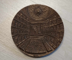 Borsos Miklós Magyar Állami Operaház 1884-1984 Plakett Emlékplakett