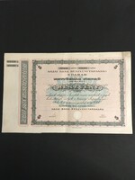 Hazai Bank Részvénytársaság Részvény 1926.