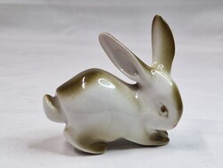 Zsolnay nyúl figura hibátlan állapotban 6,5 cm. magas