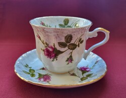 Chodziez lengyel porcelán kávés teás szett csésze csészealj tányér
