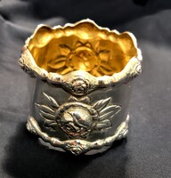 Ezüst 0.800-as 42.1g. 50mm szalvétagyűrű Diana igazoló fémjel 1900-1939ig gyűjteményes