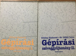 Gépírási szöveggyűjtemény I.-II. - Kökény Sándorné Dr. Lábdy Lajos