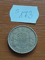 SPANYOLORSZÁG 100 PESETA 1984 I. János Károly király, Alumínium-Bronz   S173