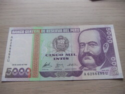 5.000     Intis     1988      Peru