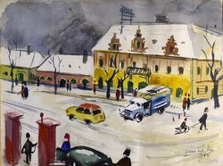 Zámbó Kornél (1938) BENZINKÚT 1963