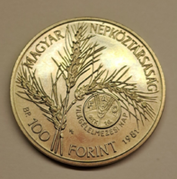 1981. FAO Világ élelmezési nap 100 Forint bliszterben (149)