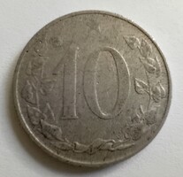 Csehszlovákia 10 heller 1956