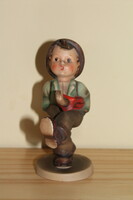 Hummel porcelán - esernyős kisfiú