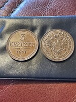 Csavaros 1851 A 3 krajcár