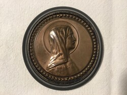 Bronz plakett