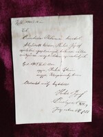 D205332 Bánhidai Plébániai Hivatal -Huber József sz. igazolványát kéri katonai célra 1940 Budapest