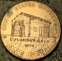 Amerikai Egyesült Államok 1 cent, 2009 200. Évforduló - Abraham Lincoln születése - Gyermekévek Kent