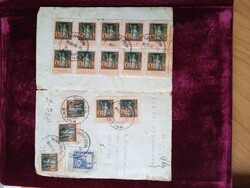 D205333 ENYING -Vági Károly - bírói ítélet - sok illetékbélyeggel -1930 Postázva Major -Dokmbóvár