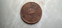 1 FILLÉR 1899