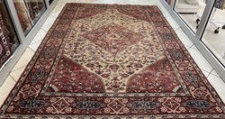 3821 MAGYAR BAKTHYARI MINTÁS KÉZI GYAPJÚ PERZSA SZŐNYEG 200X300CM INGYEN FUTÁR