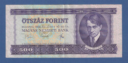 500 Forint  1969  VF+ Ropogós
