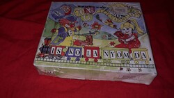 Retro MOLNÁR JÁNOS - féle ISKOLANYOMDA kreatív játék dobozával a képek szerint