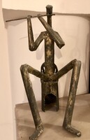 Csőszobor, 27 cm magas