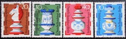 BB435-8p / Németország - Berlin 1972 Népjólét : Sakkfigurák bélyegsor pecsételt