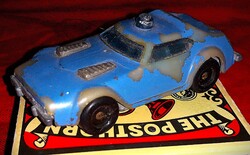 1980 - s évek magyar gyártmány MATCHBOX kék FIRE CHEF bootleg koppintás fém kisautó a képek szerint