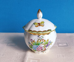 Herendi Viktória Mintás Porcelán Bonbonier