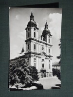 Képeslap,Kalocsa,Főszékesegyház,Bazilika,templom látkép,részlet, 1963-