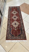 3901 Álomszép Hindu Tabríz kézi gyapjú perzsa futó szőnyeg 62X190CM INGYEN FUTÁR