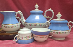 Antik bécsi porcelán teáskészletet