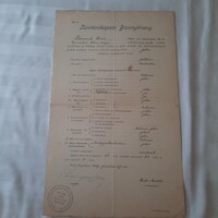 Tanítónőképzői Bizonyítvány: Kiállítva az  Angolkisasszonyok Egri Intézetében 1909.