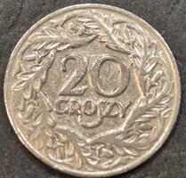 Lengyelország 20 Groszi (garas), 1923