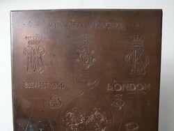 MŰVÉSZI VÉSÉSEK - ÖTVÖS, ÉKSZERÉSZ, GRAVÍROZÓ MINTAMUNKA 1956