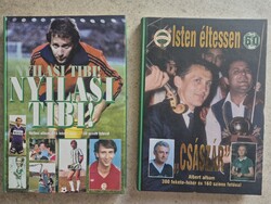 Albert Flórián emlékkönyv és Nyilasi Tibor könyv, Fradi, Ferencváros