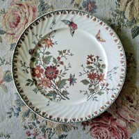 Collector's Sarreguemines Faience Plate Madras Decor