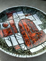 Falitányér kínáló - Hegyi Lajosné Szövényi Lux Ágnes