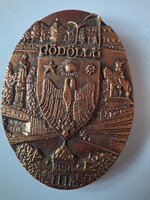 Jelzett falidísz Gödöllő 1976