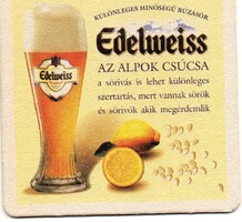 Söralátét: Edelweiss sör.