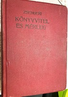 Zsengeri Manó: Könyvvitel és mérleg - régi antikvár könyv