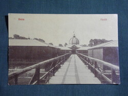 Képeslap,Hévíz,fürdő pavilon,épület részlet,Hajdú János Hévíz kiadás ,1916-