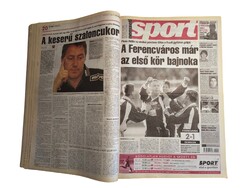 2001 november 27  /  nemzeti SPORT  /  Nagyszerű ajándékötlet! Eredeti újság Ssz.:  17953