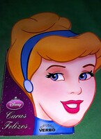 2008. Walt Disney -HAMUPIPŐKE képes mese formára vágott könyv PORTUGÁL nyelv a képek szerint