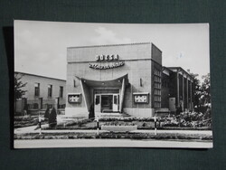 Képeslap,Lenti,Dózsa filmszínház,mozi látkép,részlet, 1963-