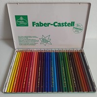 Faber-Castell 36db-os színes ceruza készlet, fém dobozban. Újszerű