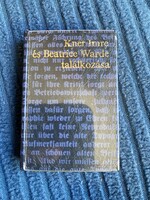 Kner Imre és Beatrice Warde találkozása - számozott - minikönyv