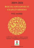 Bolyai Anyanyelvi Csapatverseny 9-12. osztály - 2019-2021 - Márton Ágota Flóra, Papp István Gergely