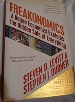 Freakonimcs written by Steven D. Levitt and Stephan J. Pubner