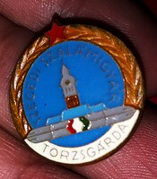 Régi törzsgárda jelvény SZEGEDI SZALÁMIGYÁR ritka darab a képek szerint