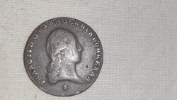 II. Ferenc 3 krajcár S szomolnoki veret