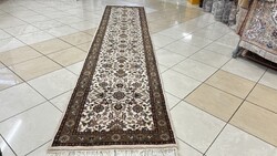 3911 Hindu Herati kézi gyapjú perzsa futó szőnyeg  85X400CM Ingyen Futár